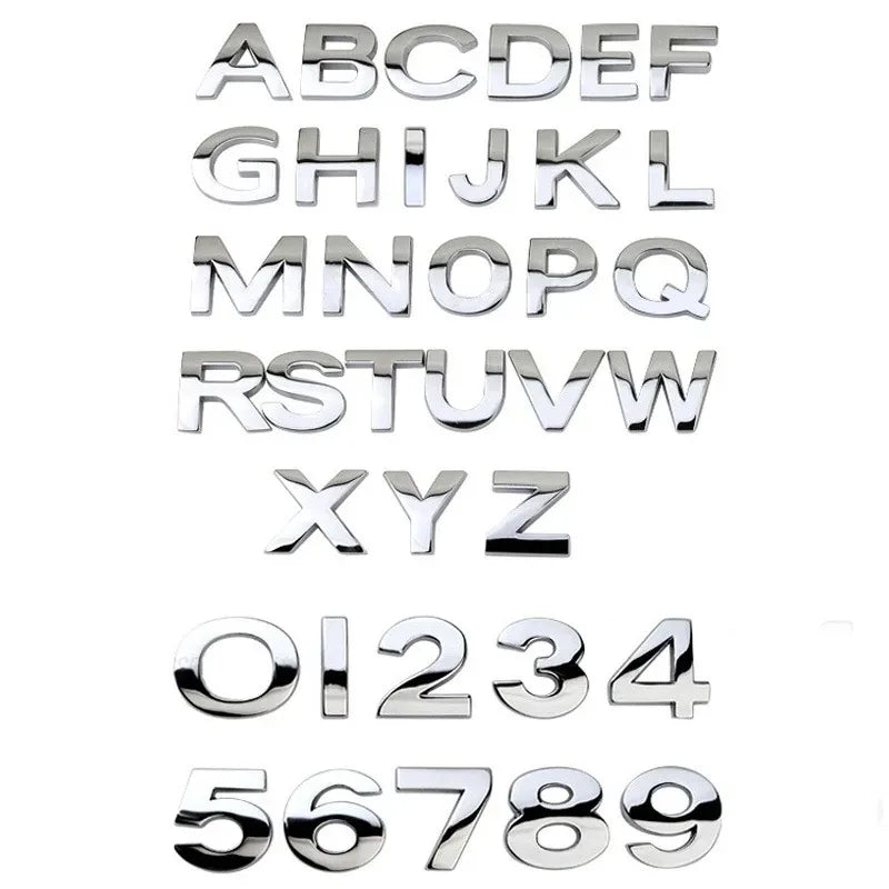 Word & Numbers Emblems