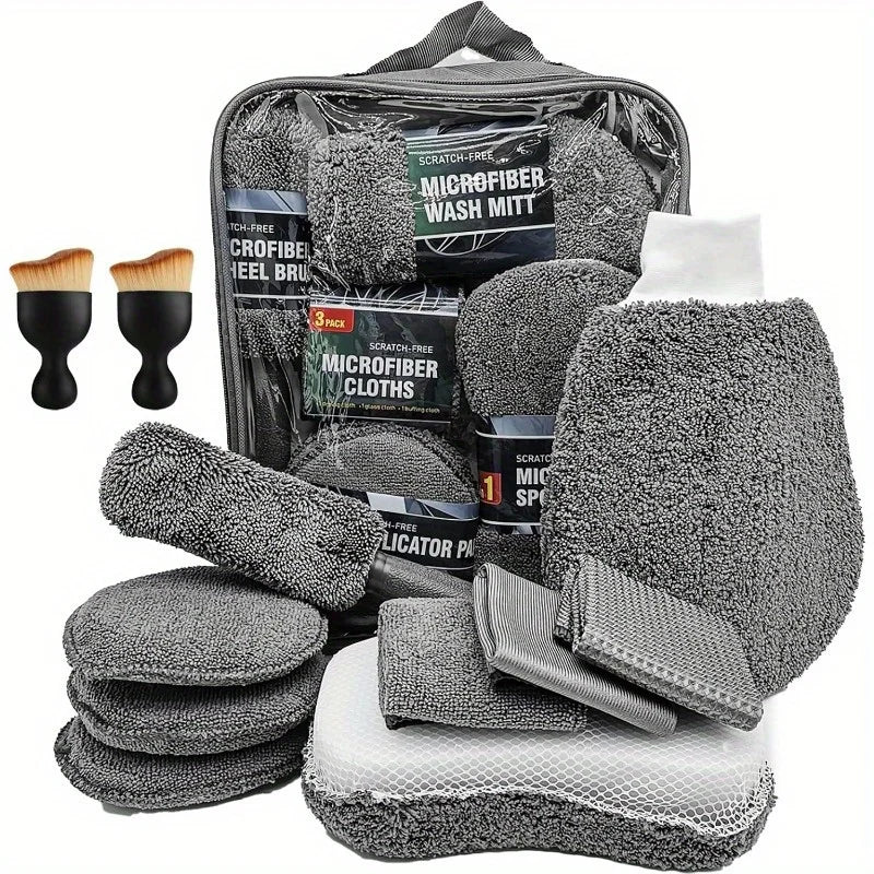 Microfiber Car Cleaning Kit